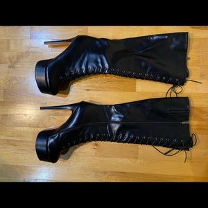 Black Platform Boots